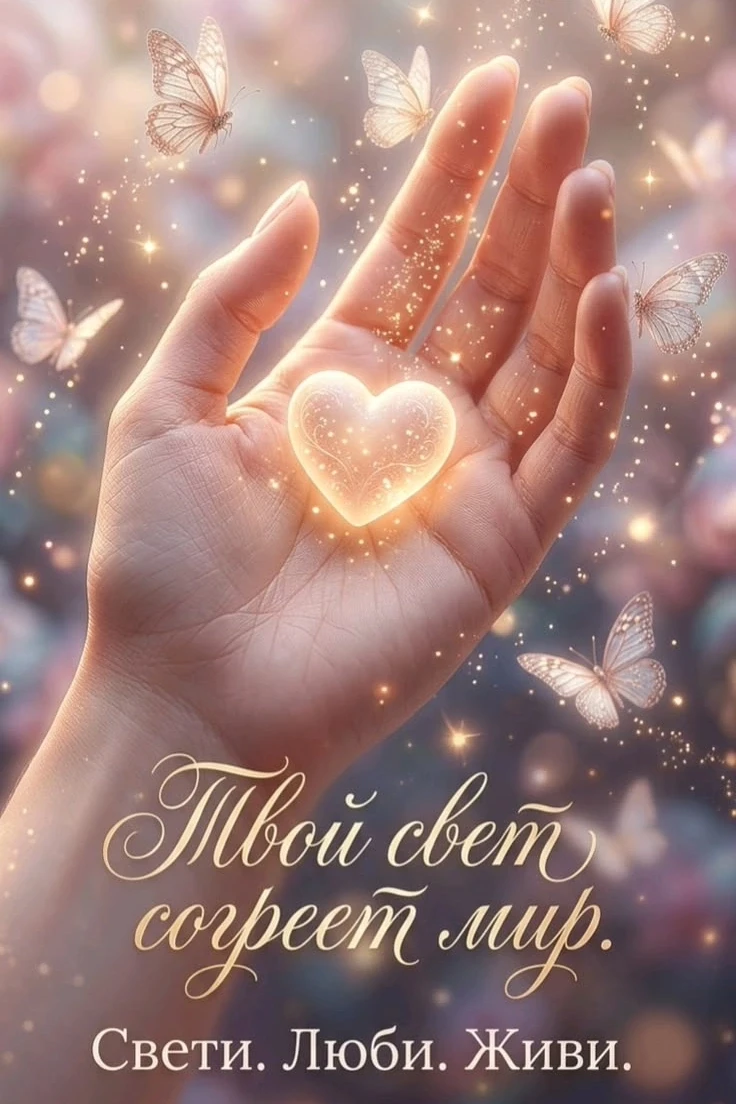 ☀️♥️Твой свет согреет мир. ❤️☀️