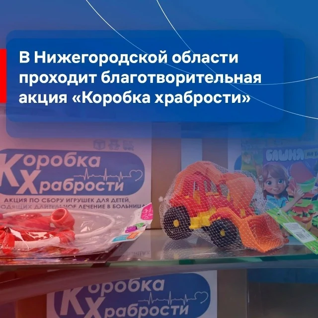В Нижегородской области проходит благотворительная акция «Коробка храбрости»