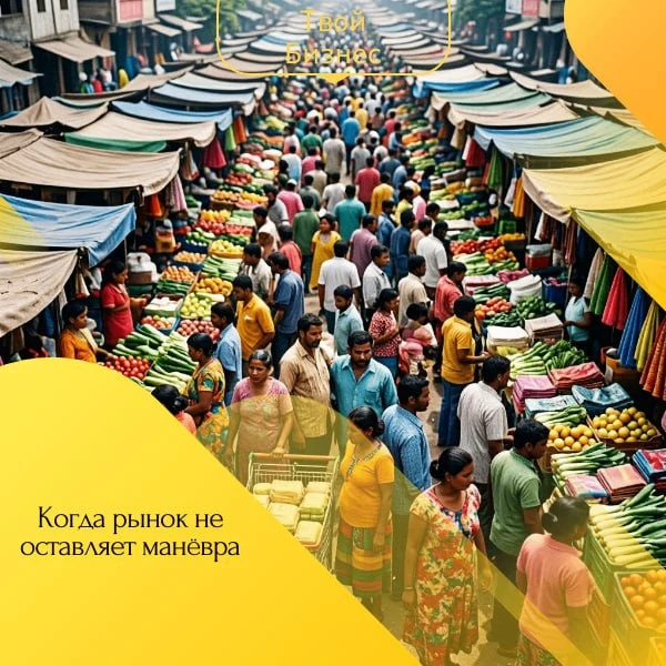 🔲Когда рынок не оставляет манёвра🔲
