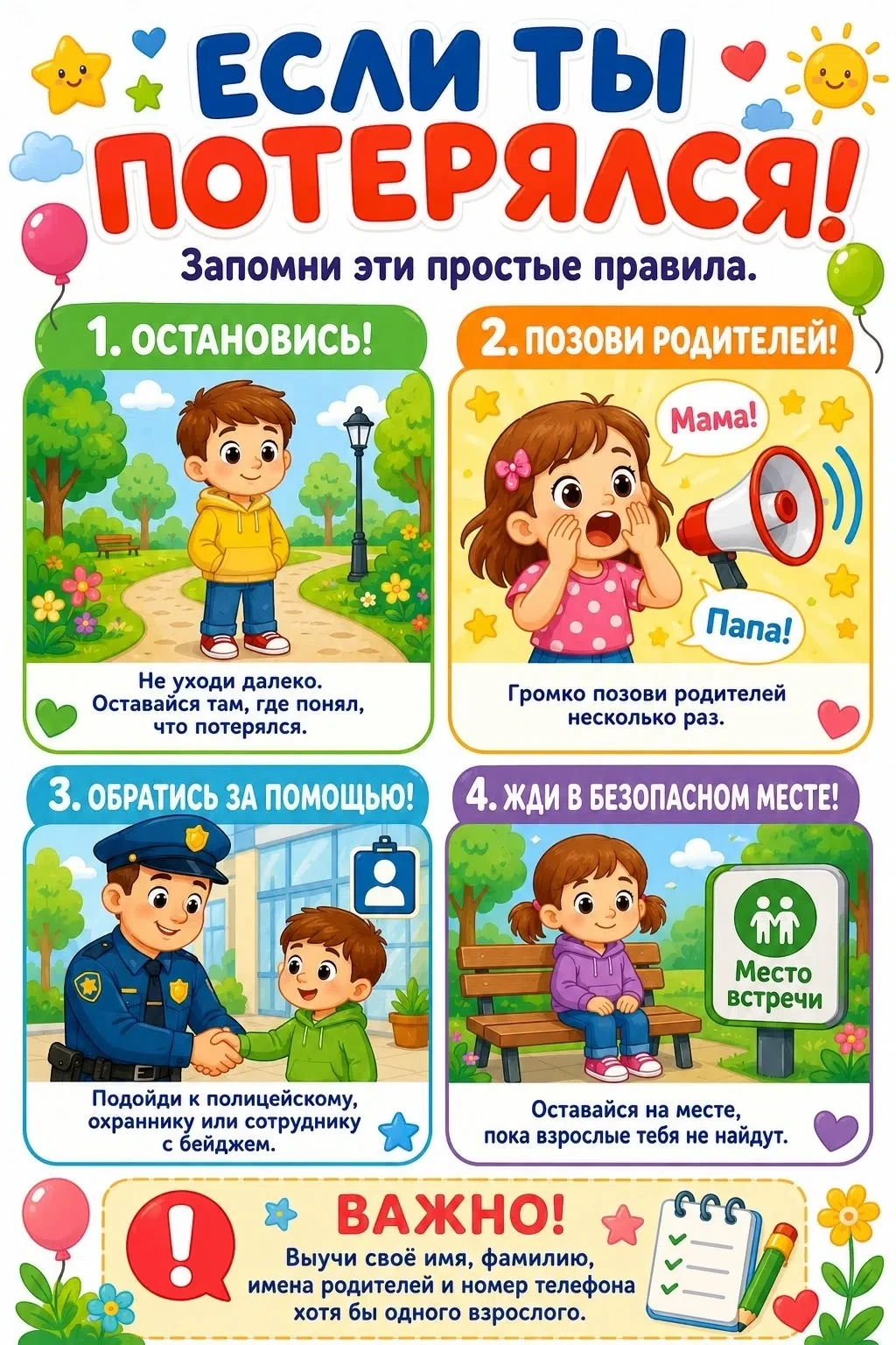 Уважаемые родители, научите своих детей!