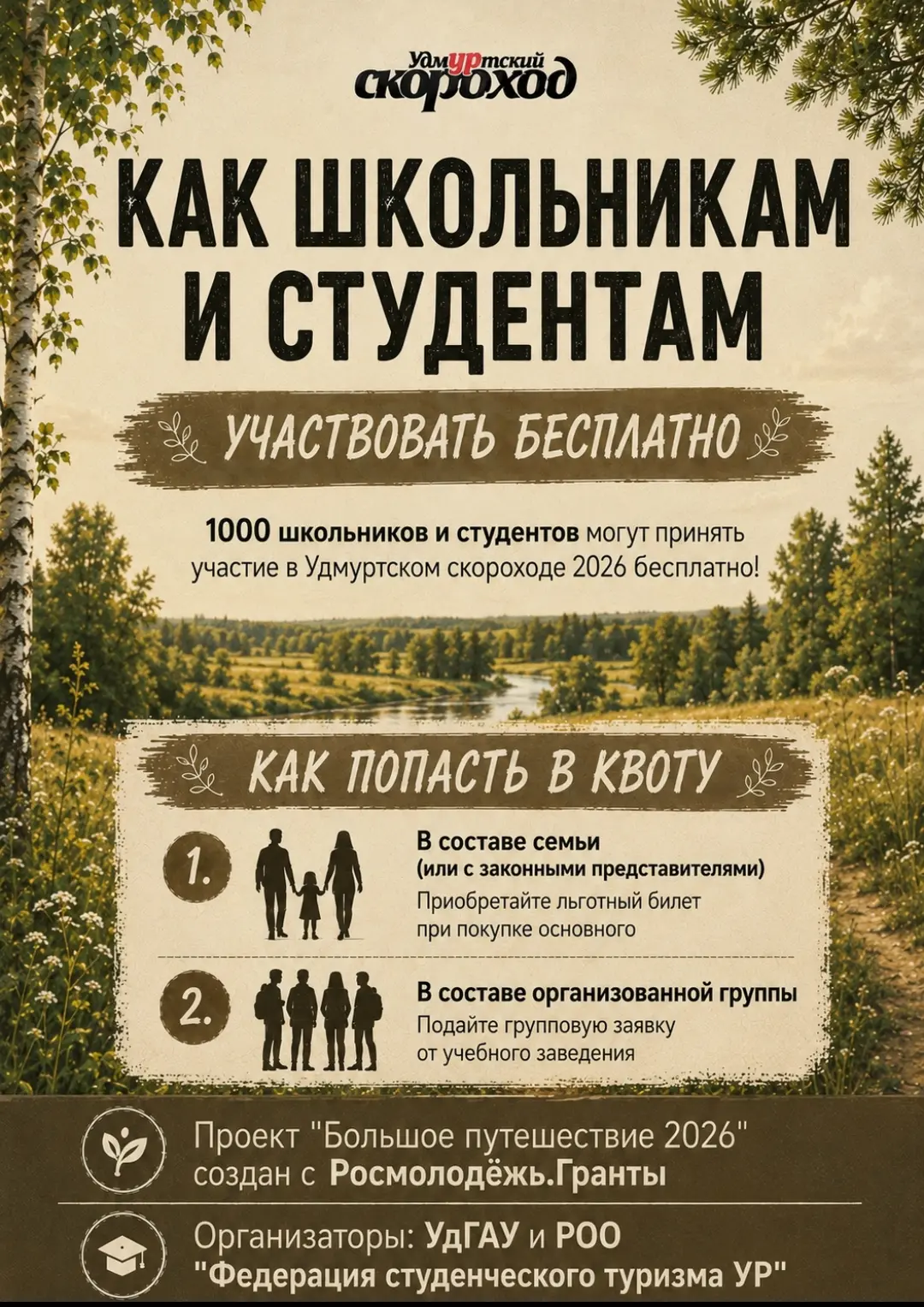 🥾 Удмуртский скороход — 2026