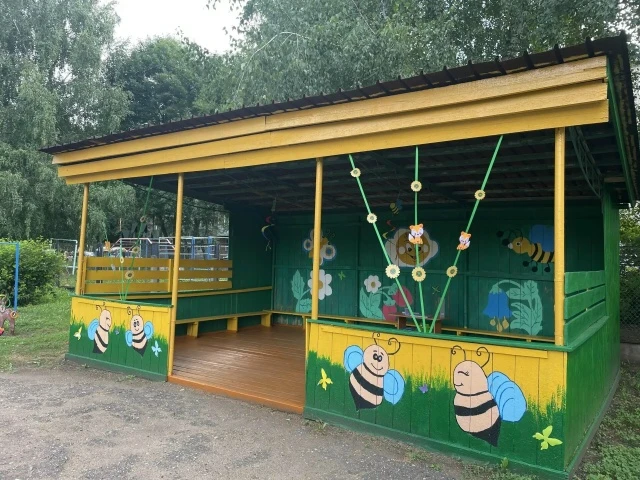 🎨🌈 В нашем детском саду произошло замечательное преображение! Мы обновил и покрасили ...