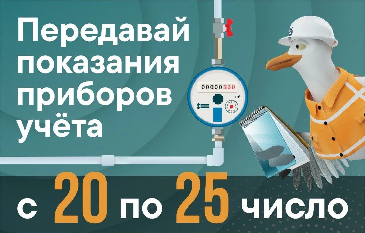Напоминаем о своевременной передаче показаний до 25 июля!
 
Почему важно передавать показания воврем