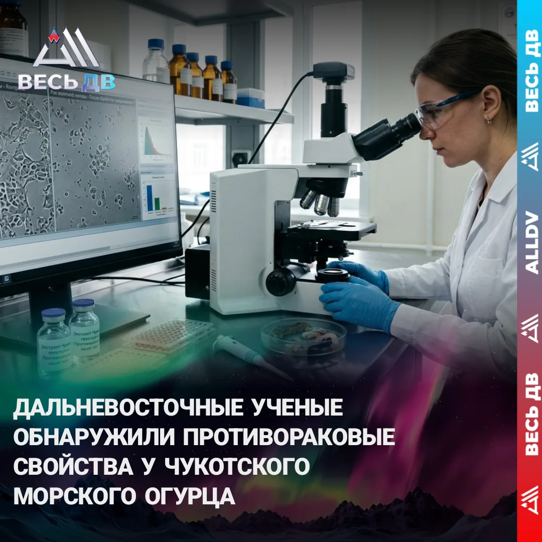 Ученые ДВО РАН нашли потенциальное лекарство от рака груди в водах Чукотки