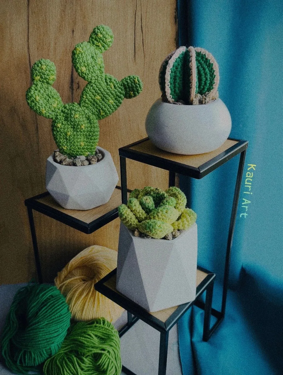 Вязаные кактусы 🌵