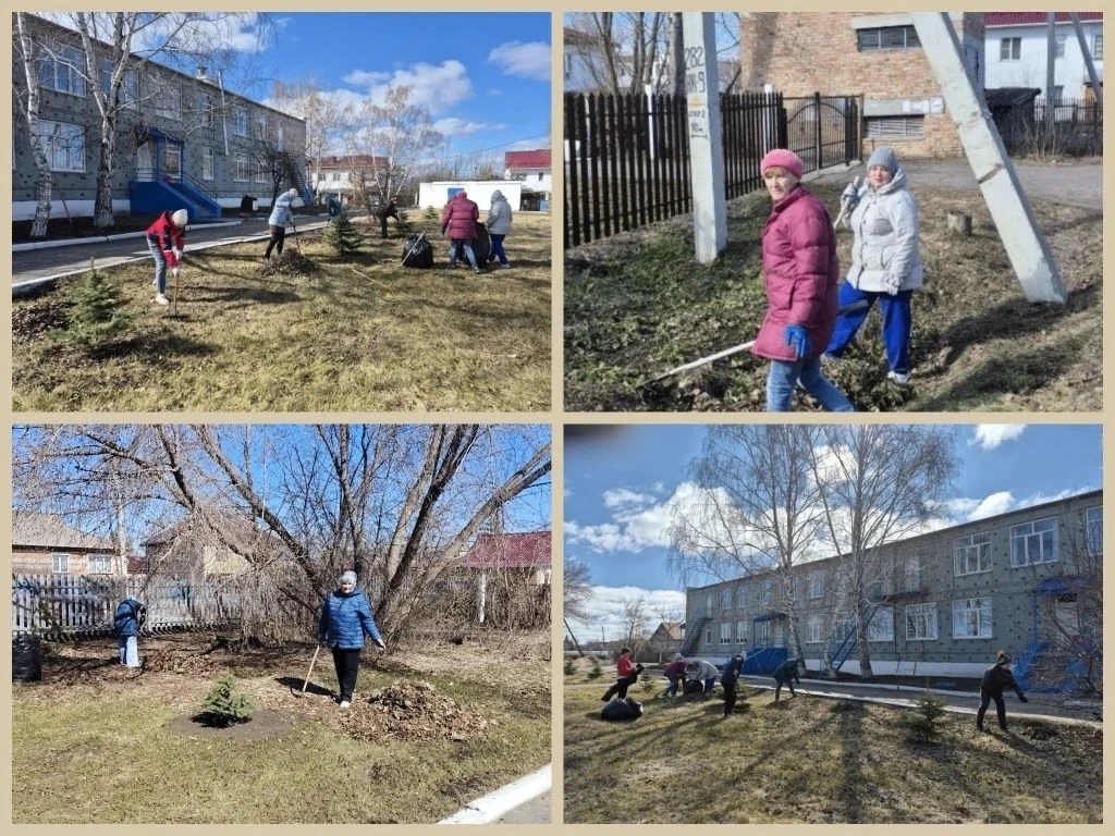 🧹🪠16 и 18 апреля в нашем детском саду прошёл традиционный весенний субботник, направл...