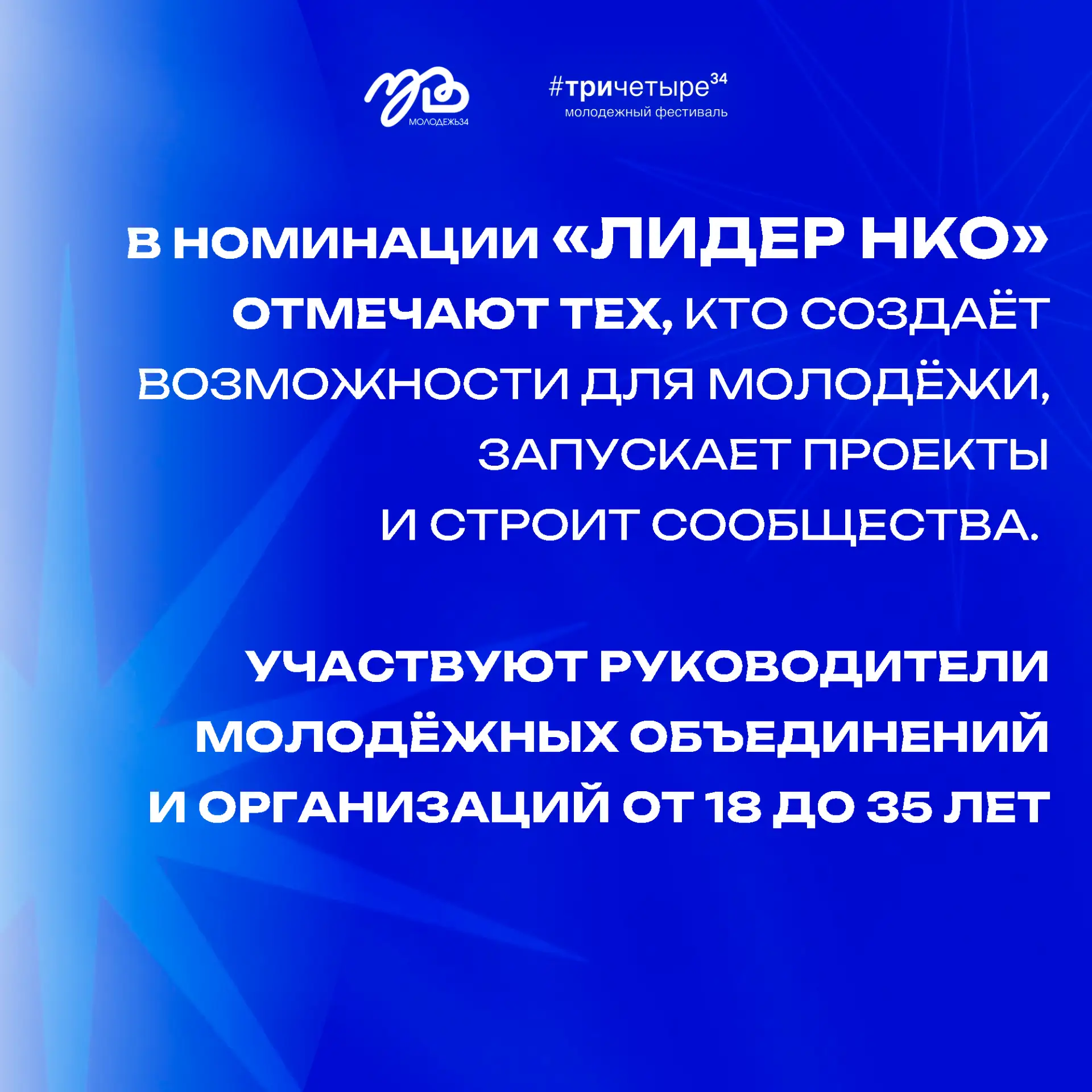 Открываем голосование конкурса «Признание молодых» 💪