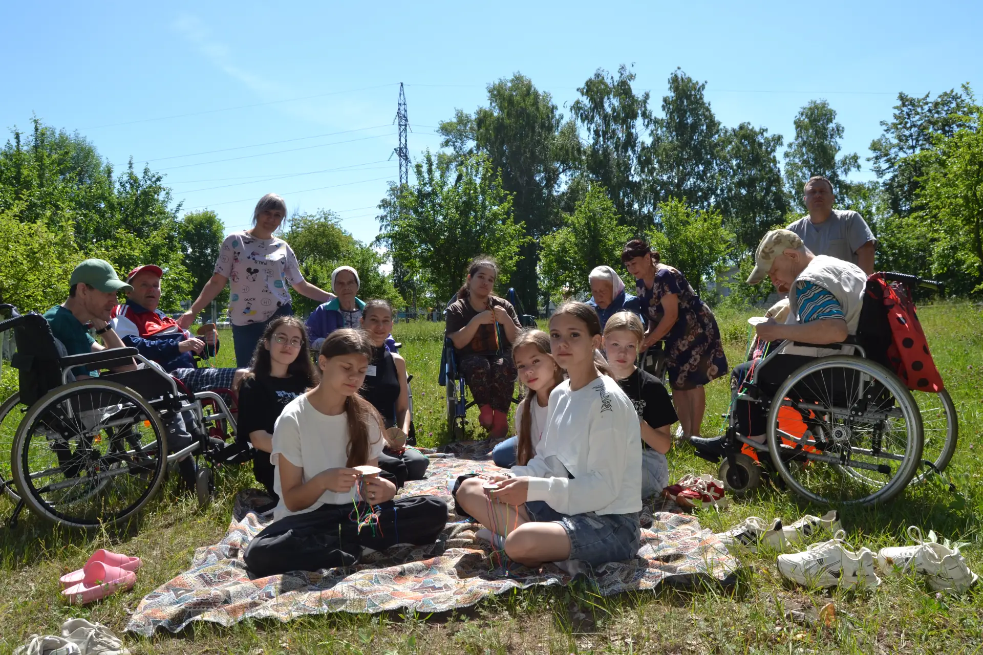 🌞 Солнечный пикник в нашем центре! 🌳