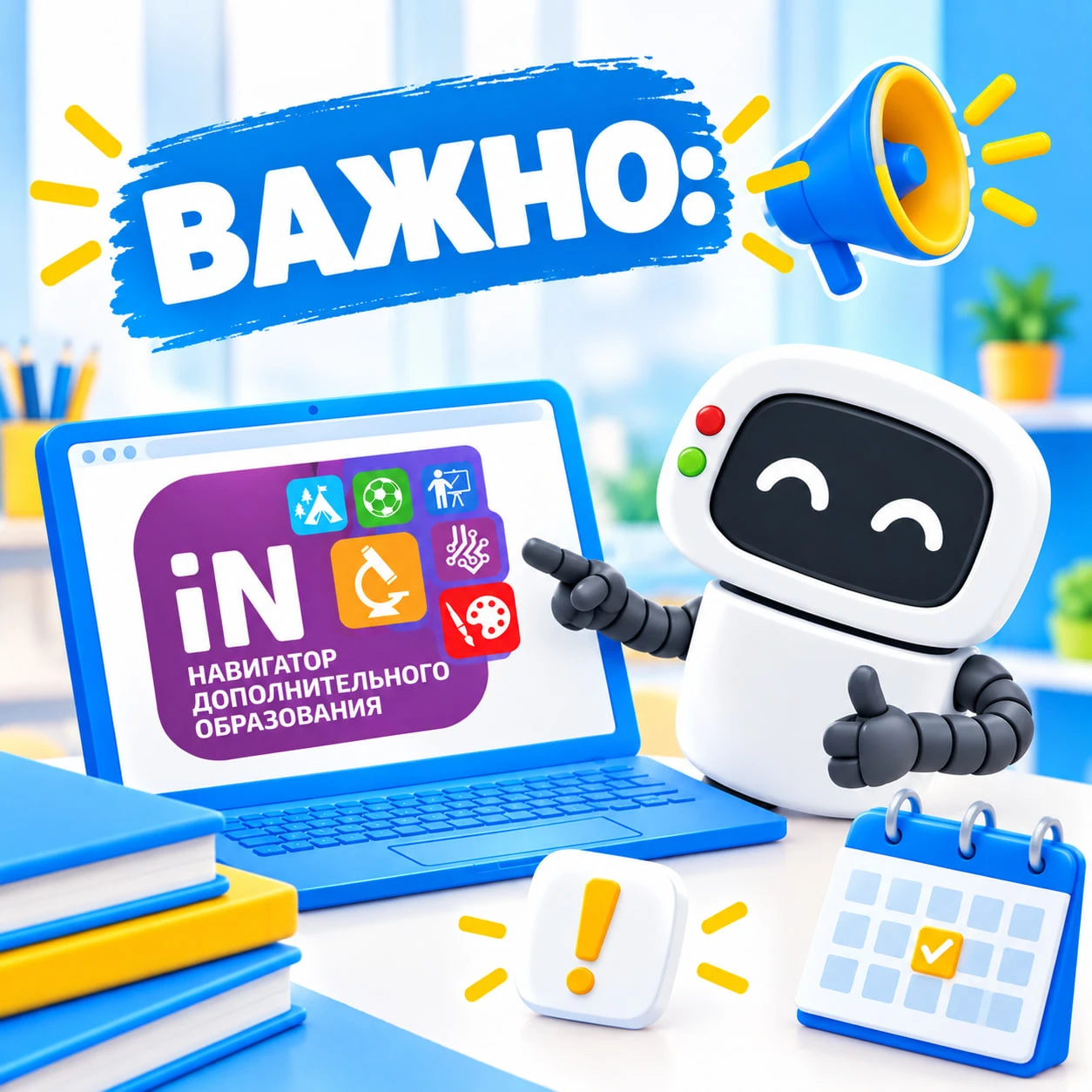 Важно: занятия через «Навигатор» 🧭