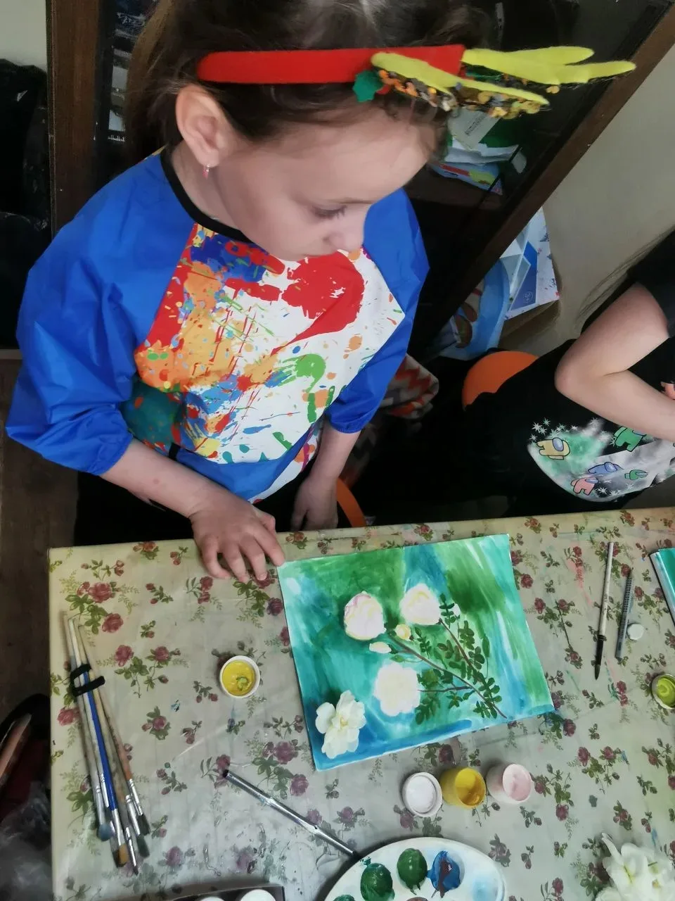 💧💧💧Дождик согнал художников с места...