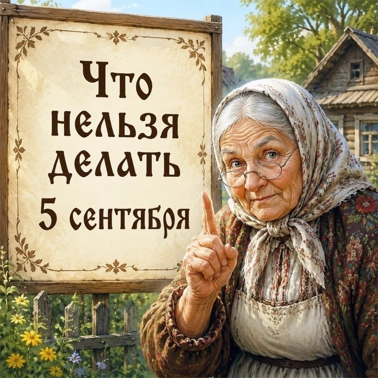 🚫 Что нельзя делать 5 сентября