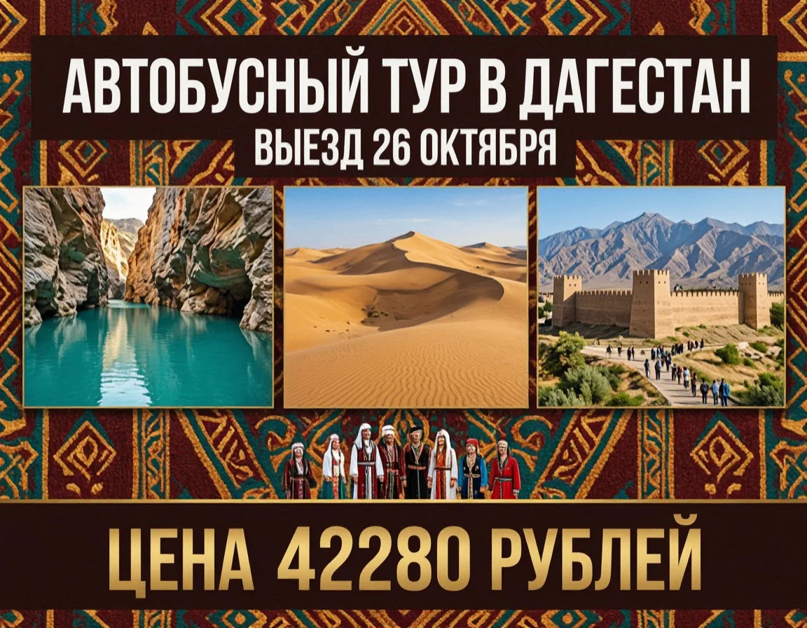 Тур в Дагестан: максимум достопримечательностей за 6 дней