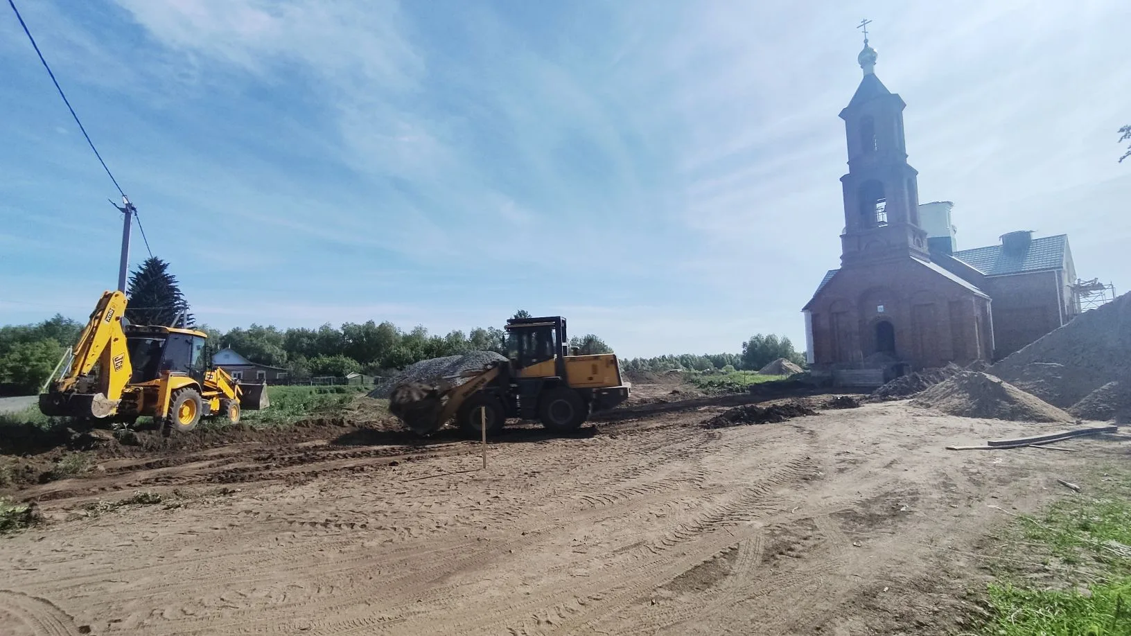 На территории у храма Святой Троицы (ул. Советская) дан старт работам масштабного проек...