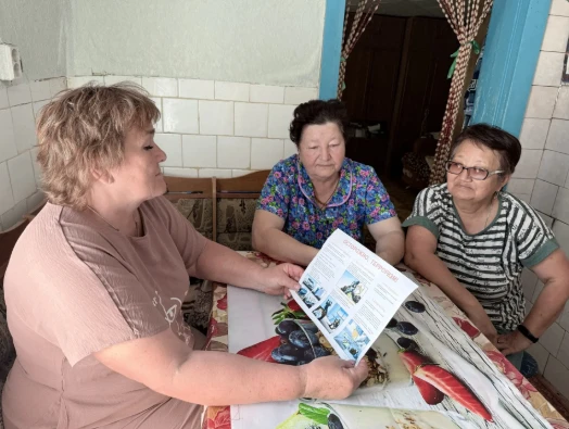 🔹Социальный работник с. Рамза Ольга Моисеева провела беседу на тему «Осторожно, террор...