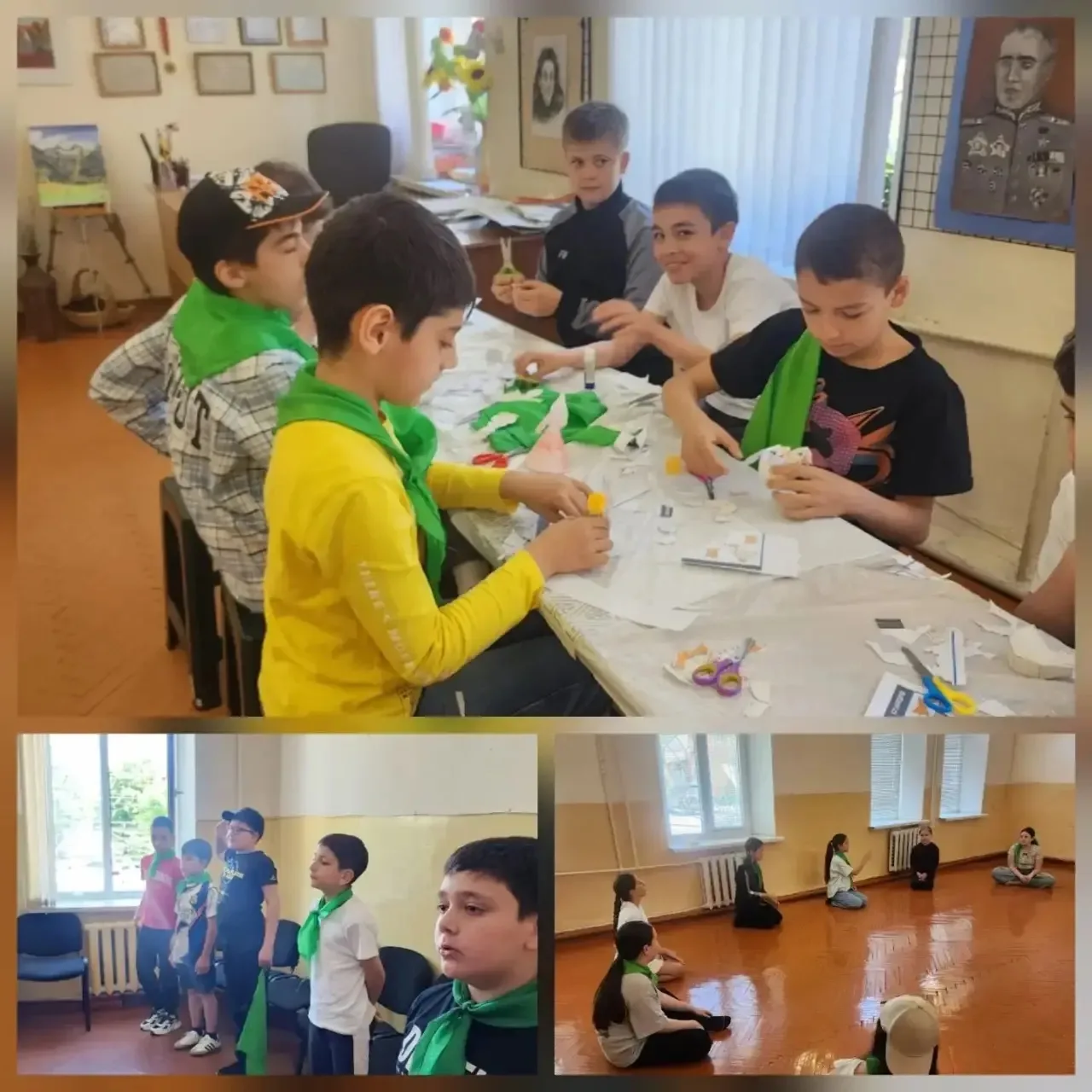 🕺🏻👩‍🎨Ребята из отряда "Улыбка" распахнули двери в мир искусства, посетив Школу детс...