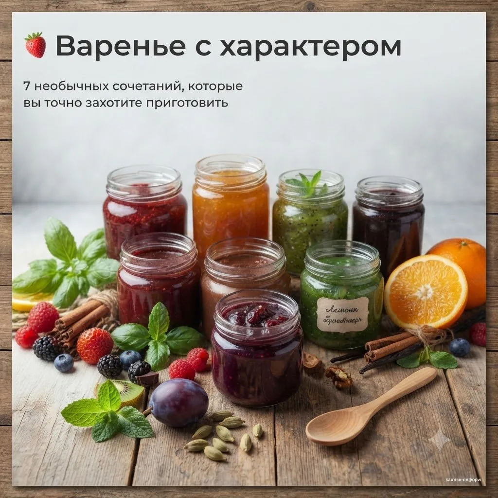 Варенье с характером: 7 необычных сочетаний, которые удивят вкусом

Клубника с базиликом, вишня с шо