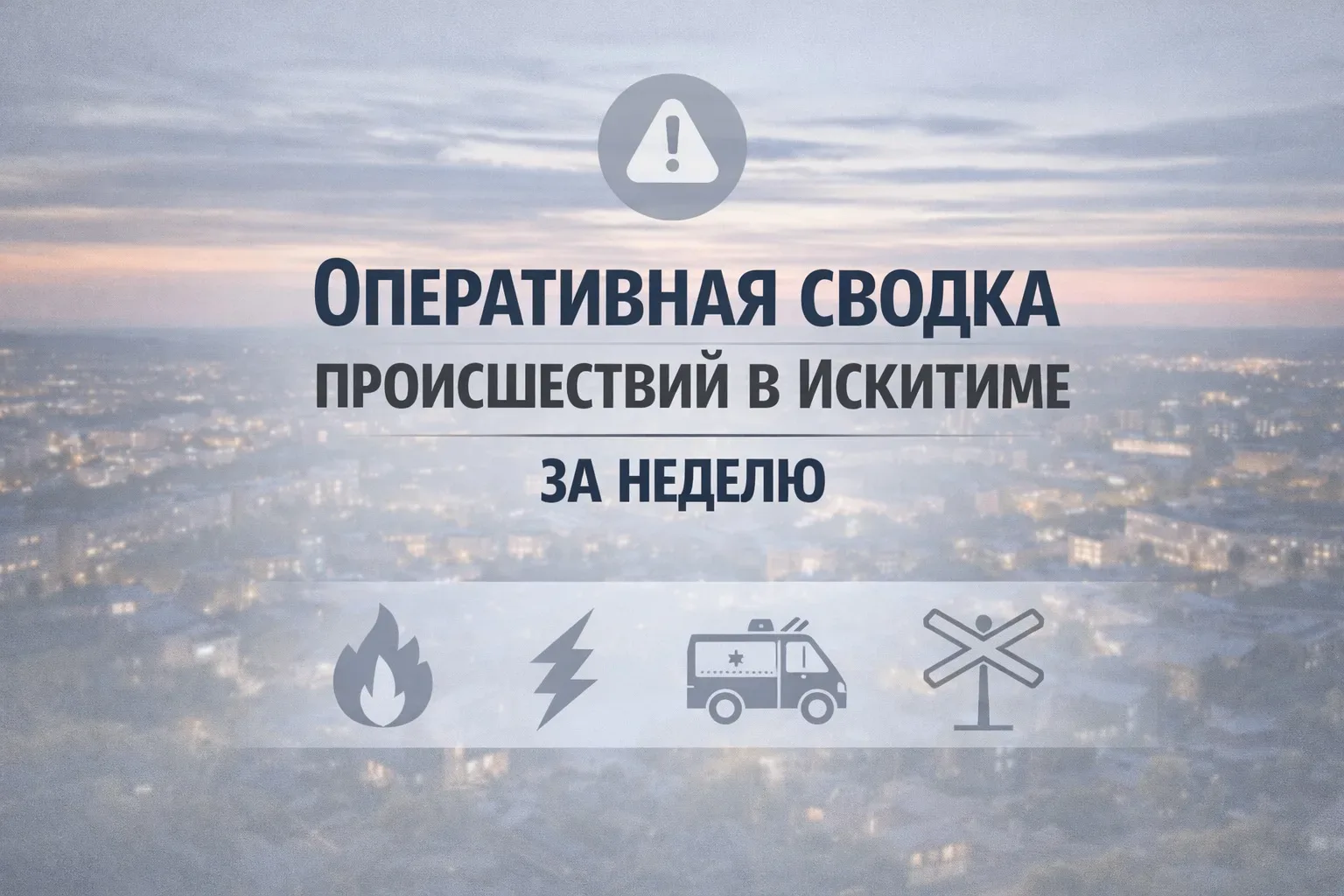 ⚠️Происшествия в Искитиме за неделю