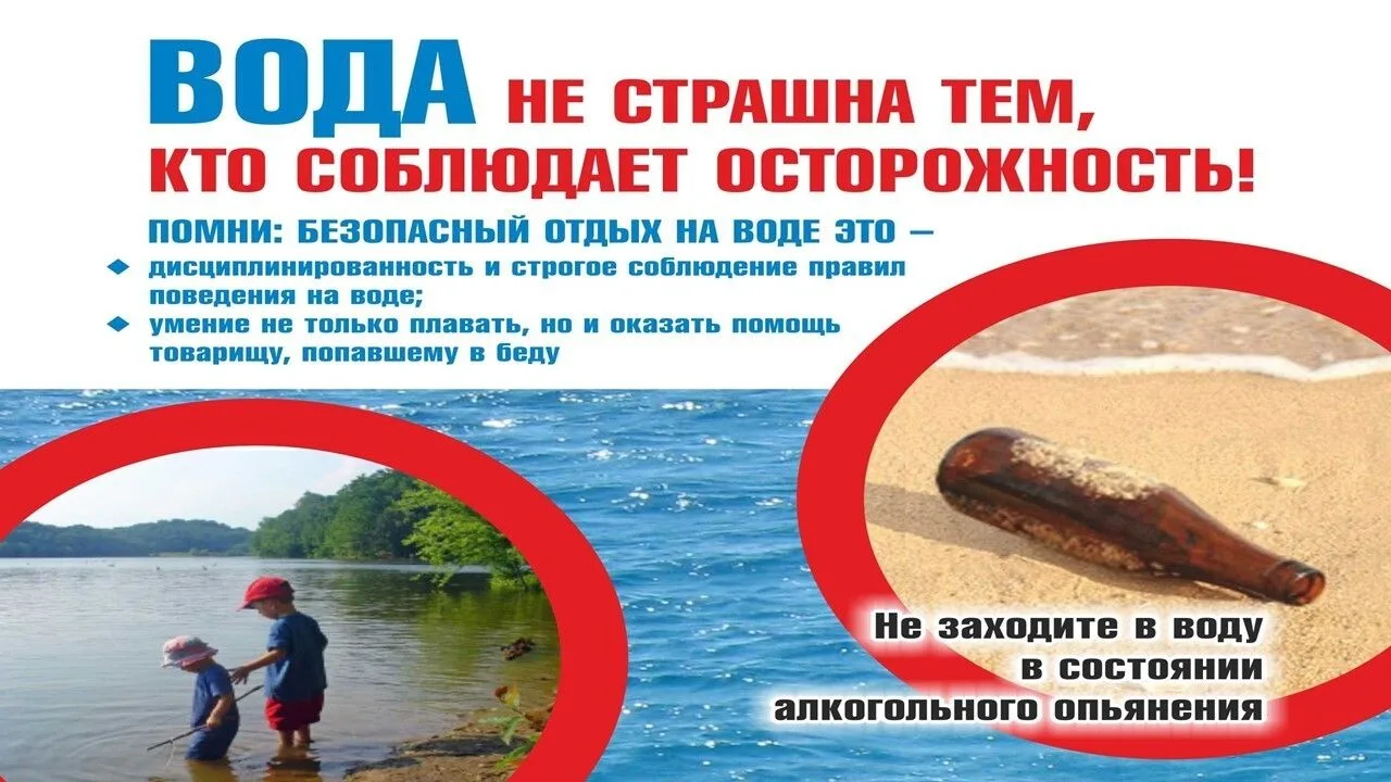 ных матрацах, камерах и других плавательных средствах (без надзора взрослых).Правила купания:
Перед 