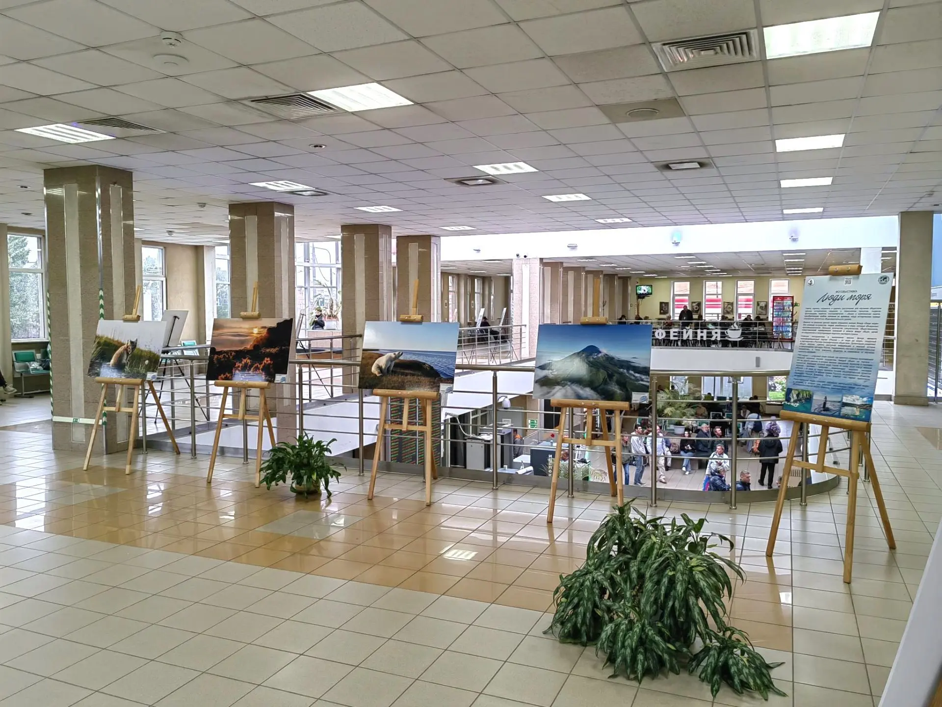 На одном из крупнейших автобусных вокзалов Санкт-Петербурга начала работу фотовыставка ...