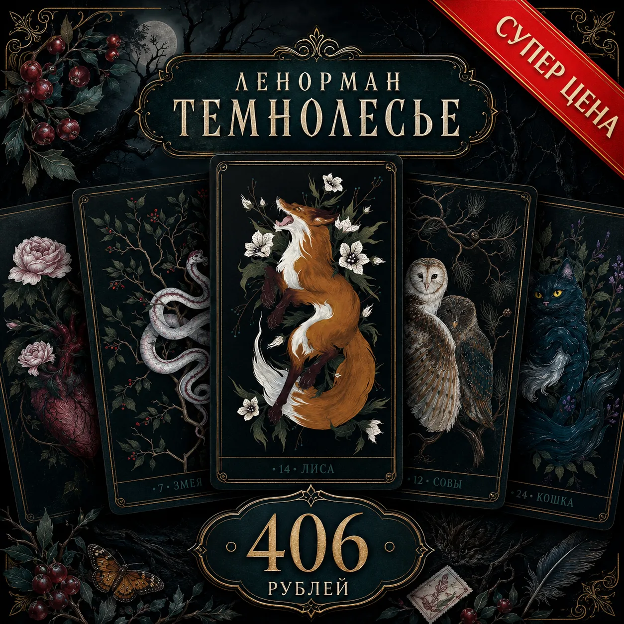 🖤 Ленорман Темнолесье по скидке!