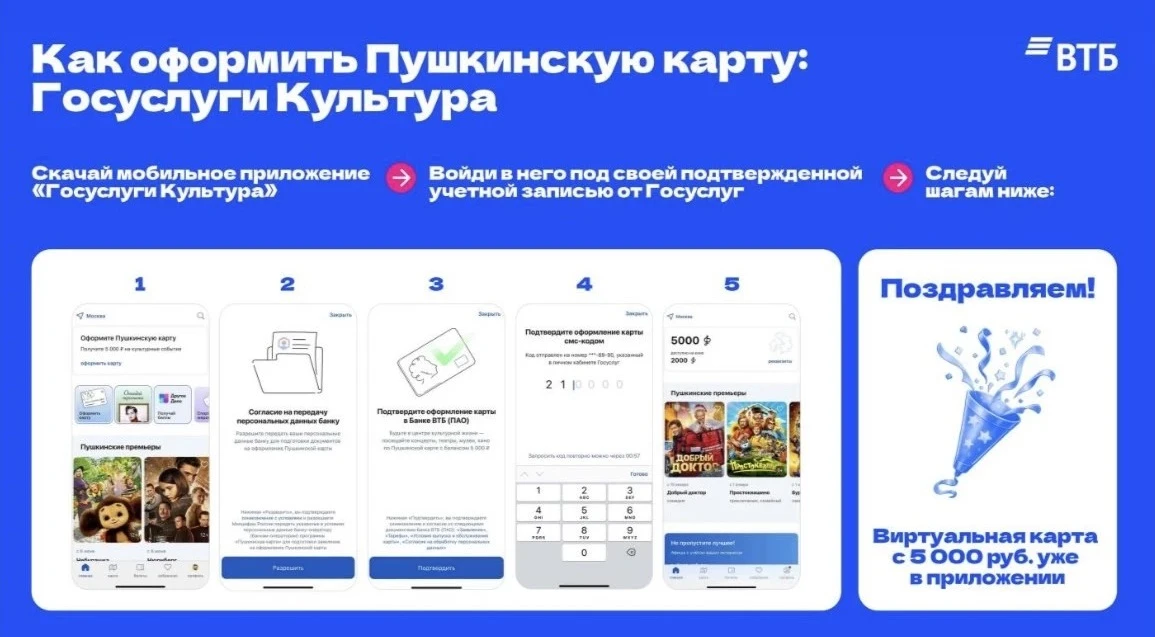 Информационное объявление о программе «Пушкинская карта»