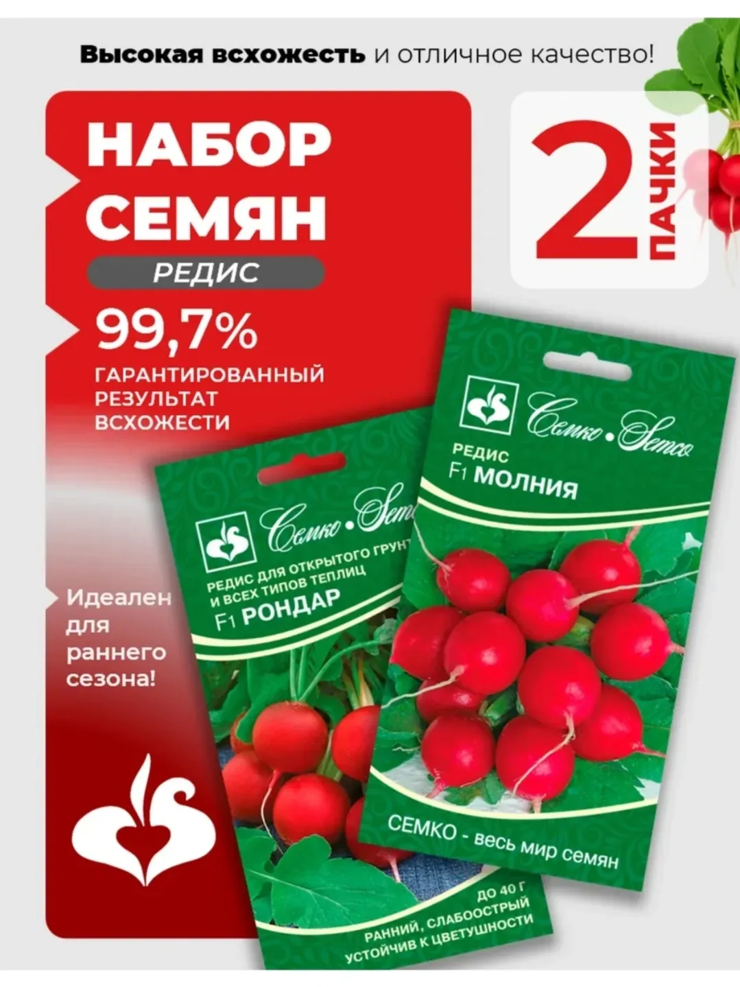 Выбираем лучшие гибриды редиса.