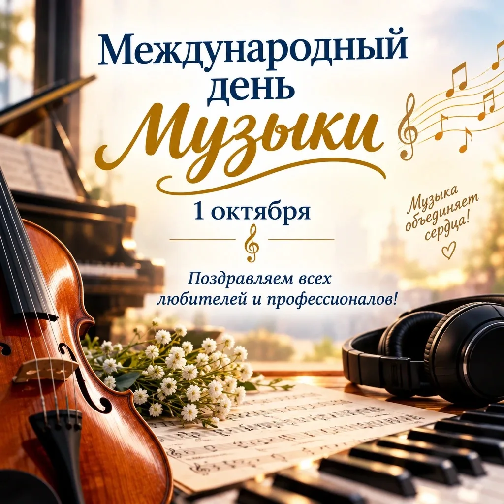 🎹1 октября отмечается Международный день музыки🍁