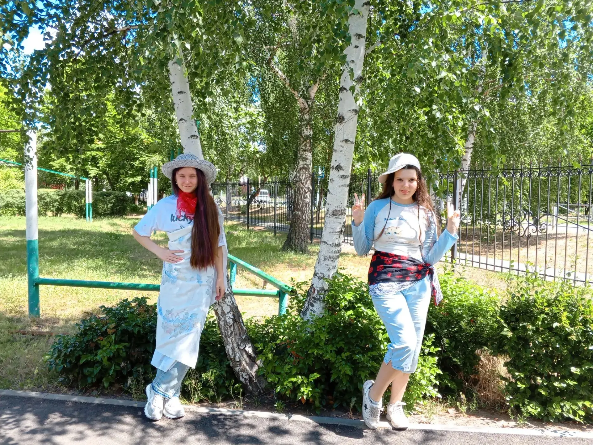 В лагере проходит конкурс  " Самый необычный костюм!