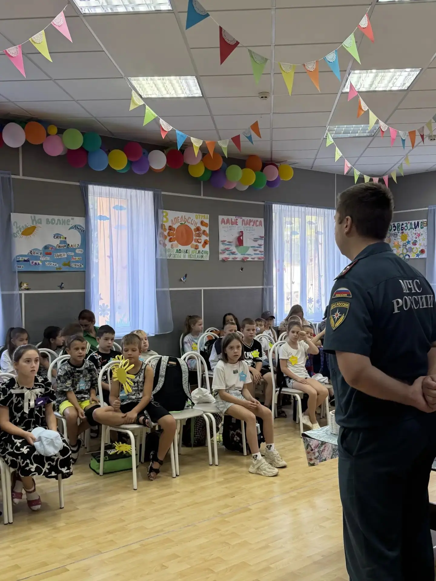 Планета детства»: урок безопасности от профессионала! 🎉На нашей летней творческой площ...