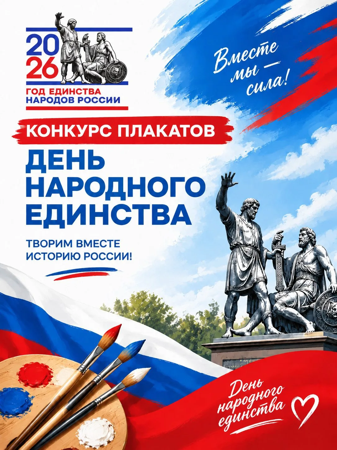 🎨 Конкурс плакатов к Дню народного единства!
