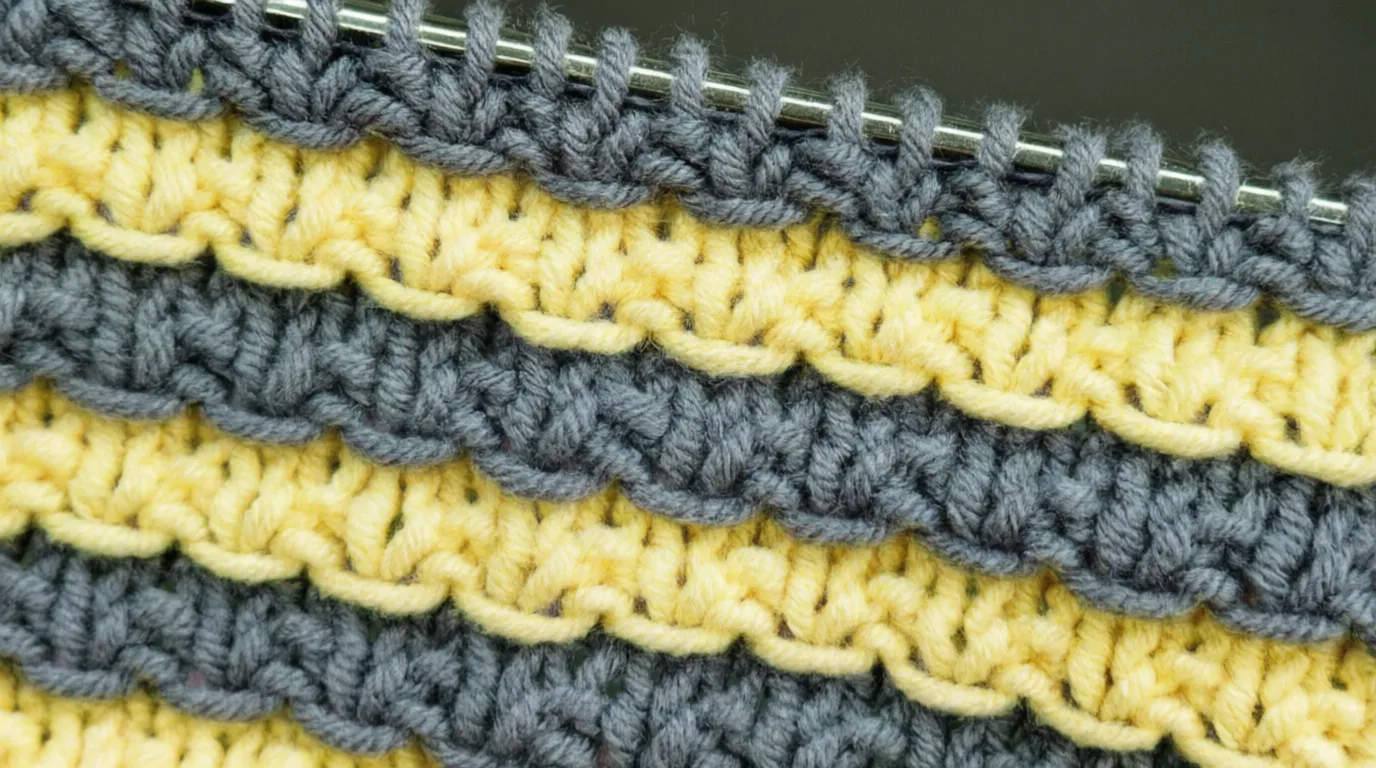 🧶 «КВАДРАТНЫЙ УЗОР» — слои цвета без сложностей  📌 Плоский узор, который создаёт эффект наслоения цв
