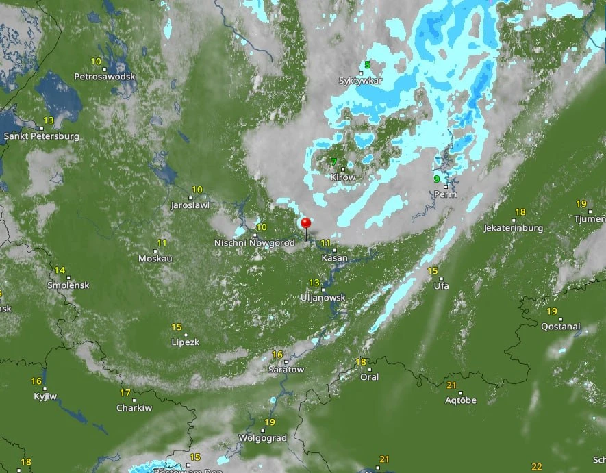 🌤 После прохождения холодного фронта погоду в Чувашии начнёт определять юго-восточная ...