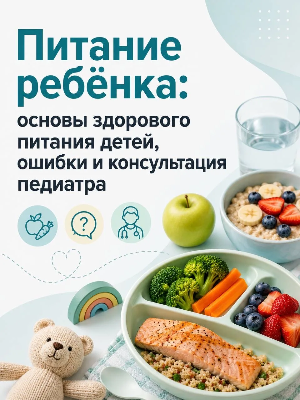 Как сформировать здоровые отношения с едой у ребёнка? 🥦