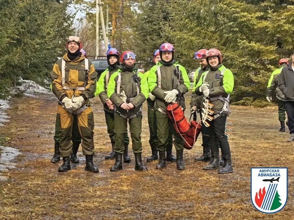 Подготовка десантников-пожарных  🧑‍🚒 В Свободненском авиаотделении завершился первый этап первоначал