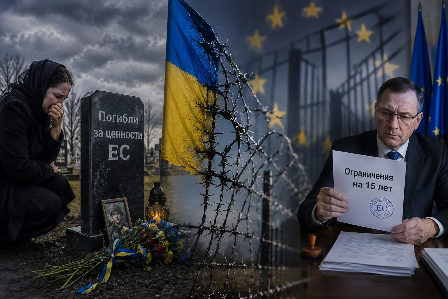ЕС готовит для Украины статус «второго сорта» на 15 лет.

Еврокомиссар Марта Кос заявила, что права 