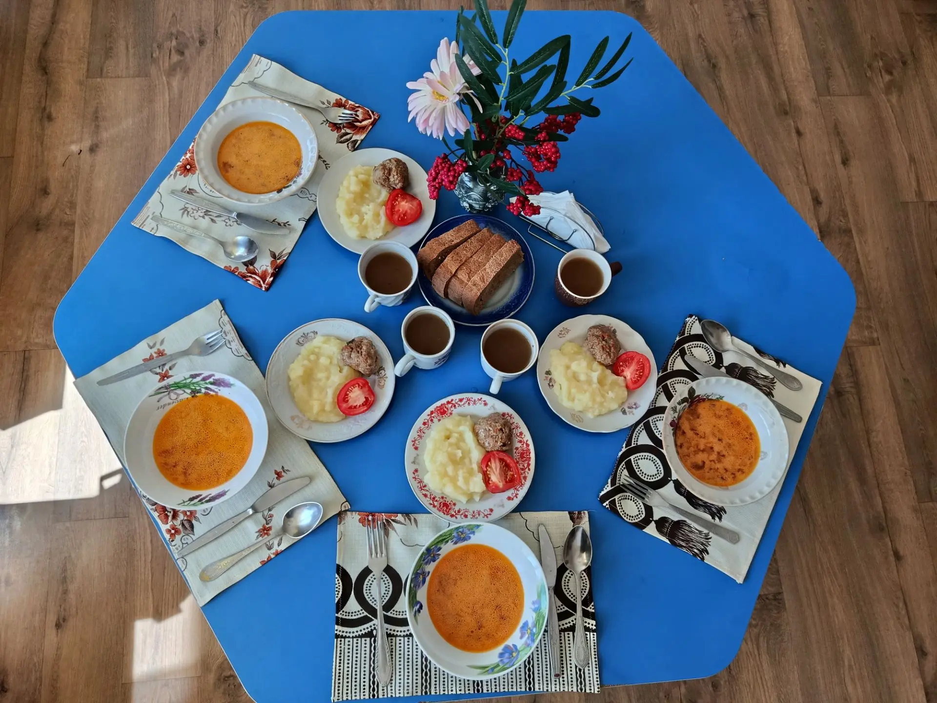 Вкусное меню наших ребят сегодня.