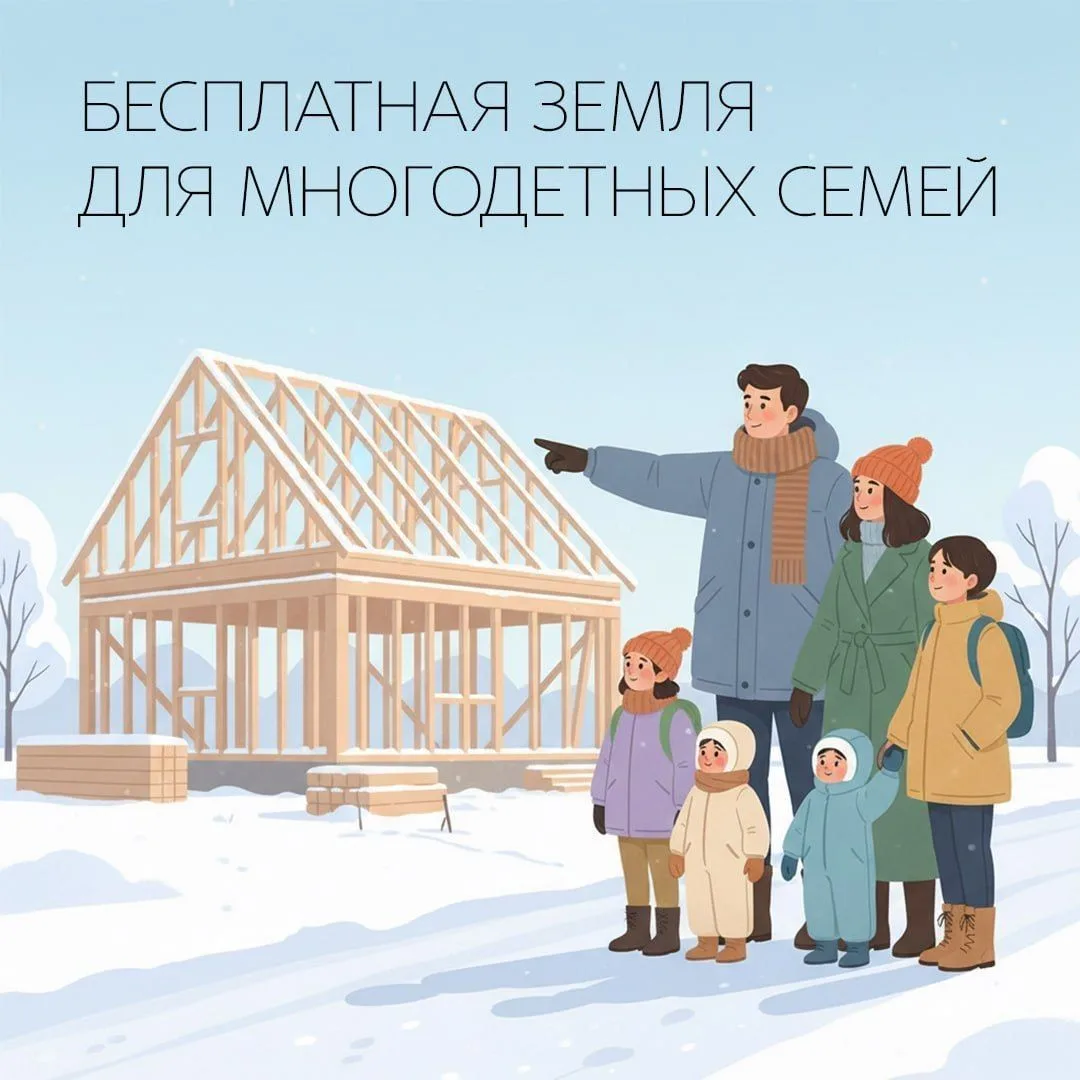 Кузбасские многодетные семьи могут бесплатно получить землю.