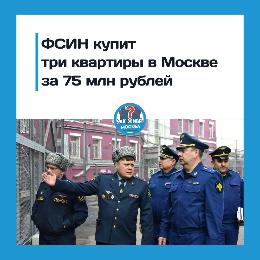 Столичное управление ФСИН разместило на портале госзакупок три заказа на покупку трёхко...