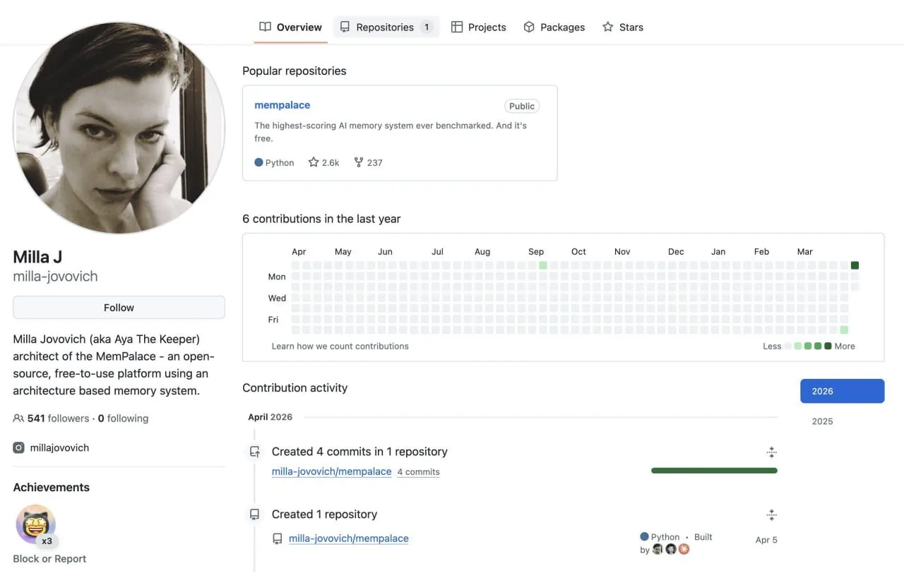 🤔 Актриса Милла Йовович внезапно стала... ВАЙБКОДЕРОМ — она завела свой аккаунт на GitHub  Артистка,
