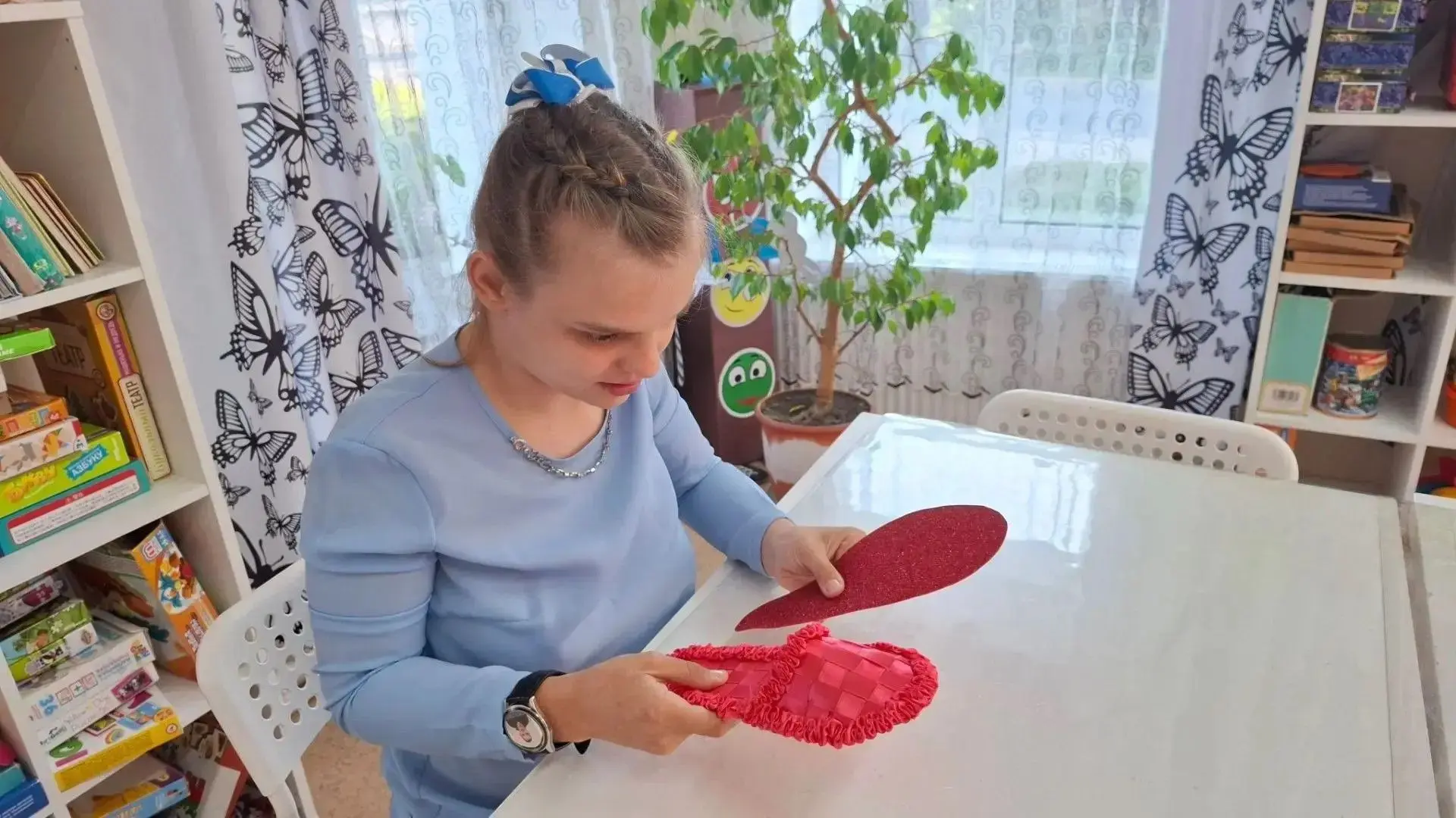 Рукоделие из атласных лент «Башмачок»