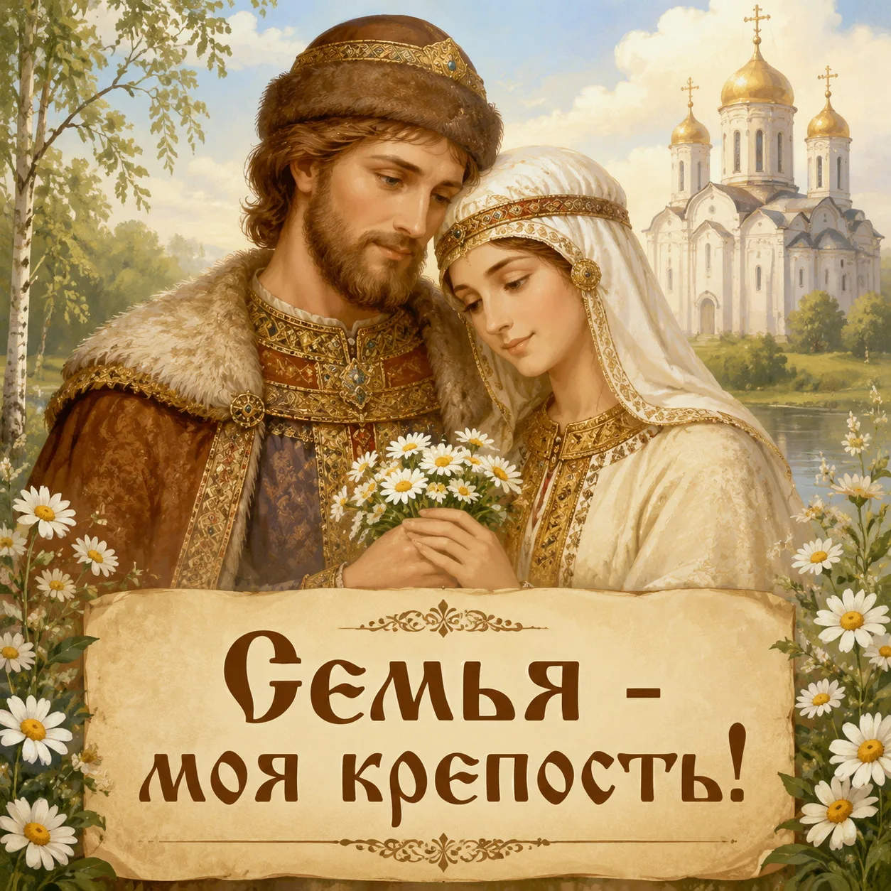 День Петра и Февронии в 2026 сценарий семейной игровой конкурсной программы "Семья - моя крепость!" 