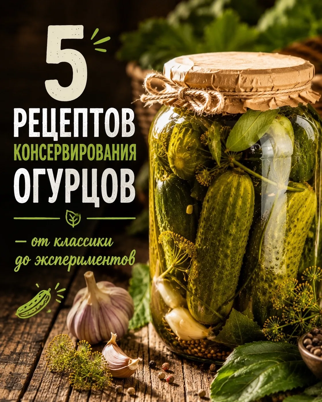 Консервируете? 🥒🥒🥒

Забирайте! Любой #рецепт - на ваш вкус))