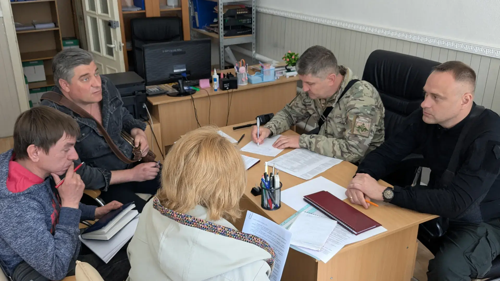 📋 Сегодня Глава Старобельского муниципального округа Владимир Чернев совместно со своими заместителя