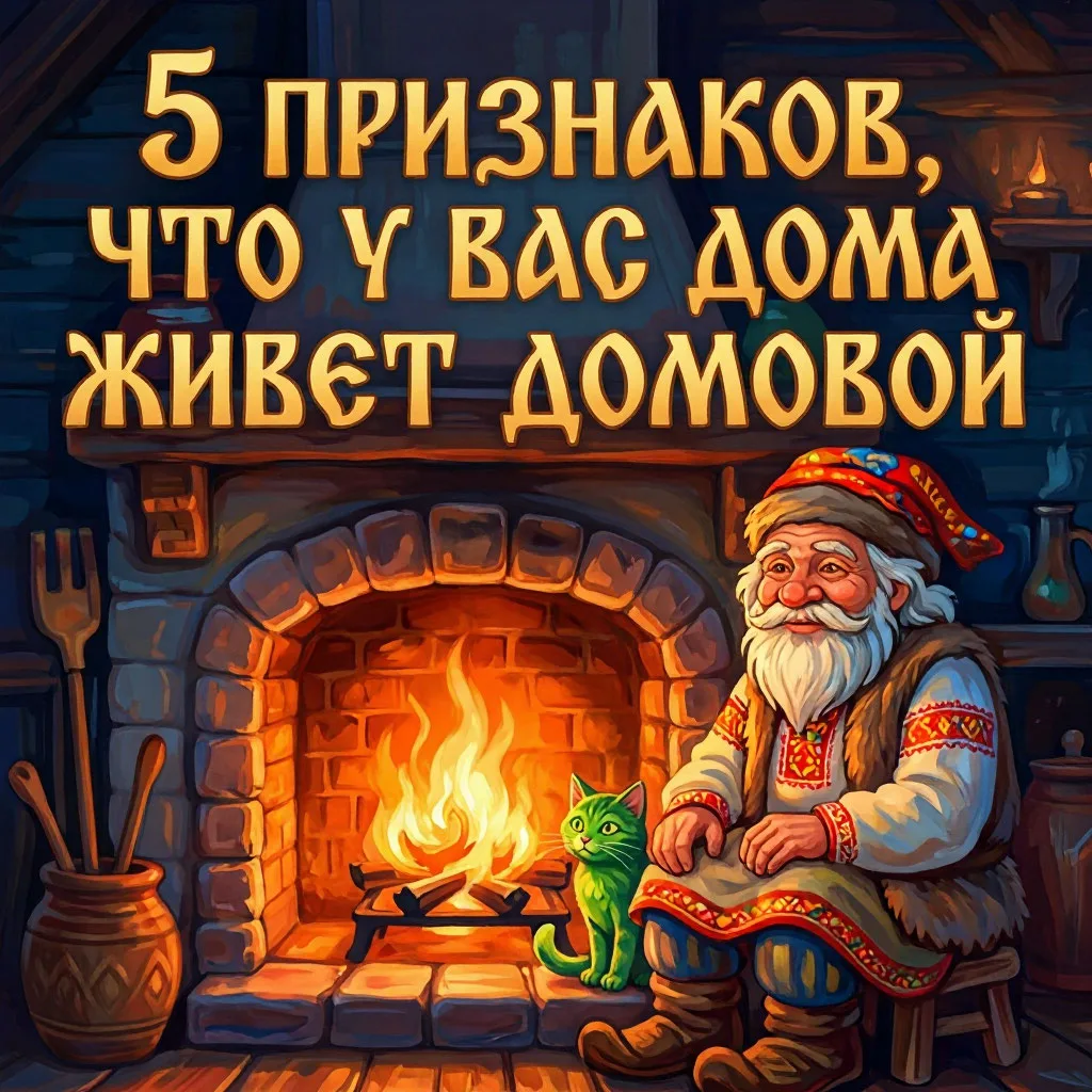 🏡 5 знаков, по которым можно догадаться, что в вашем доме поселился домовой