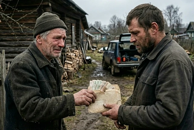 СТАРЫЙ ДОЛГ
Лет двадцать назад это было. Жили у нас в селе два друга — Николай да Иван. Вместе на ры