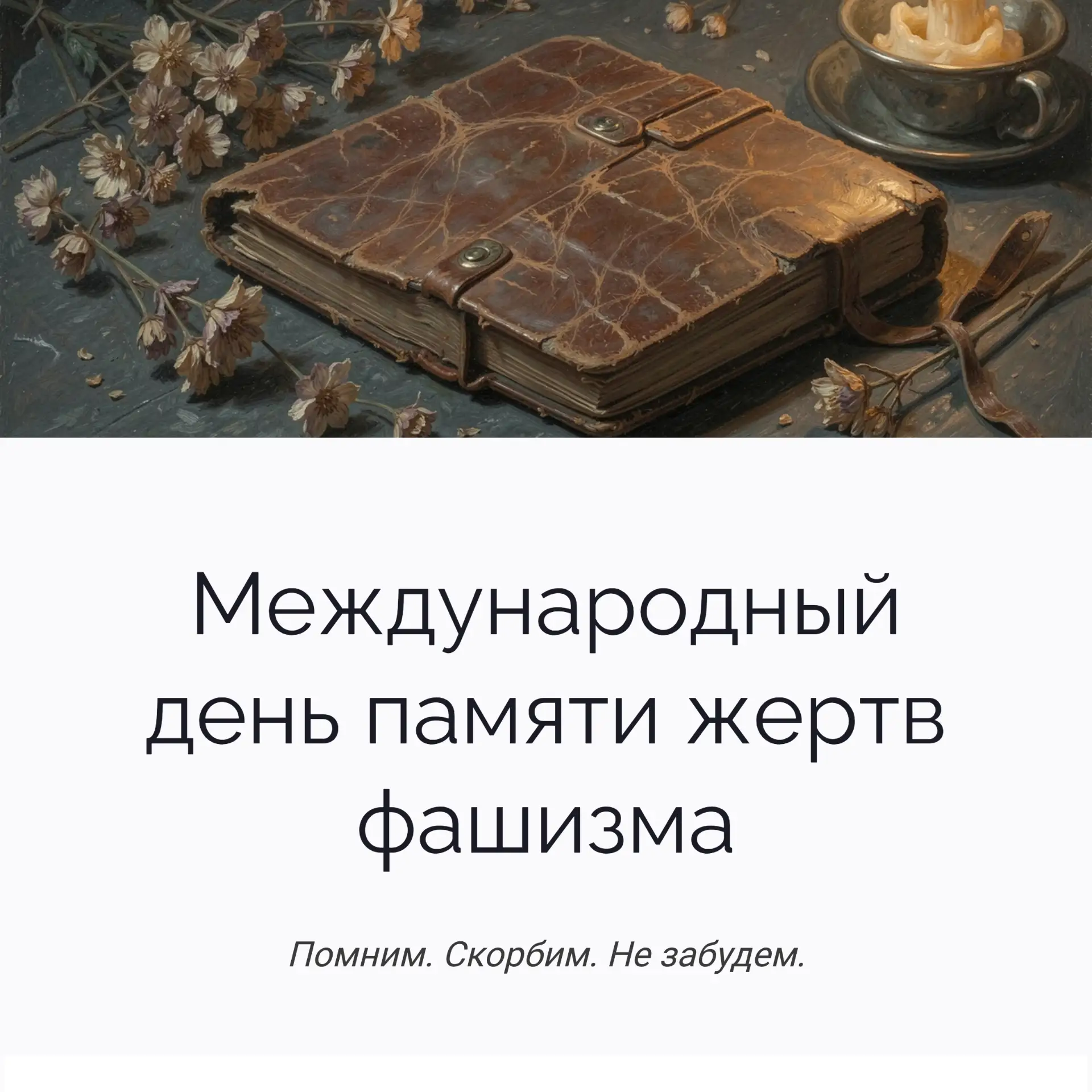 🕯День памяти жертв фашизма