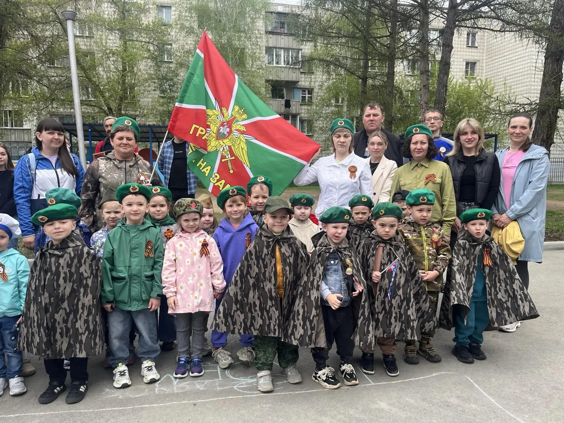 📢 В нашем детском саду прошёл торжественный Парад Победы!