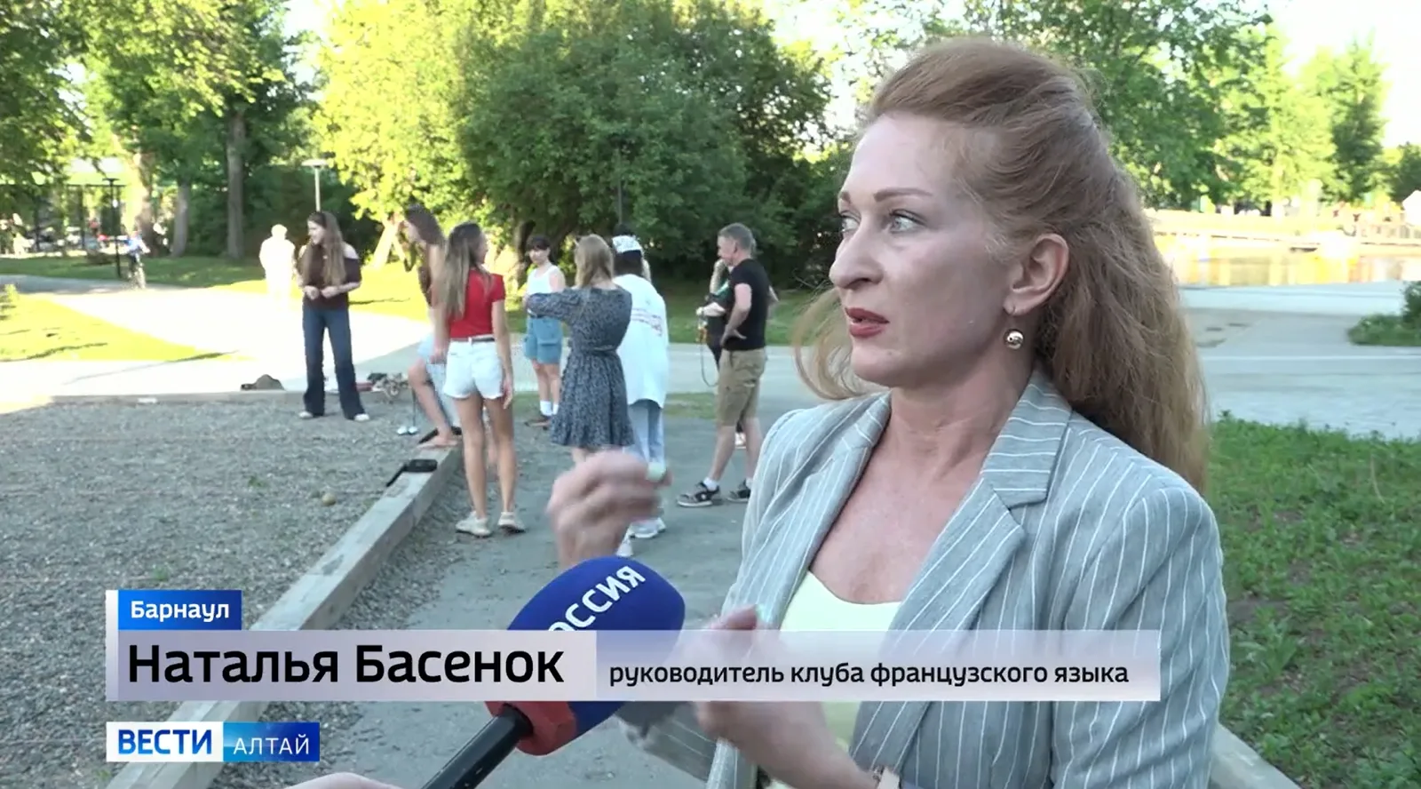 Теперь в Барнауле можно играючи выучить французский язык 

В парке «Изумрудный» создали новое простр