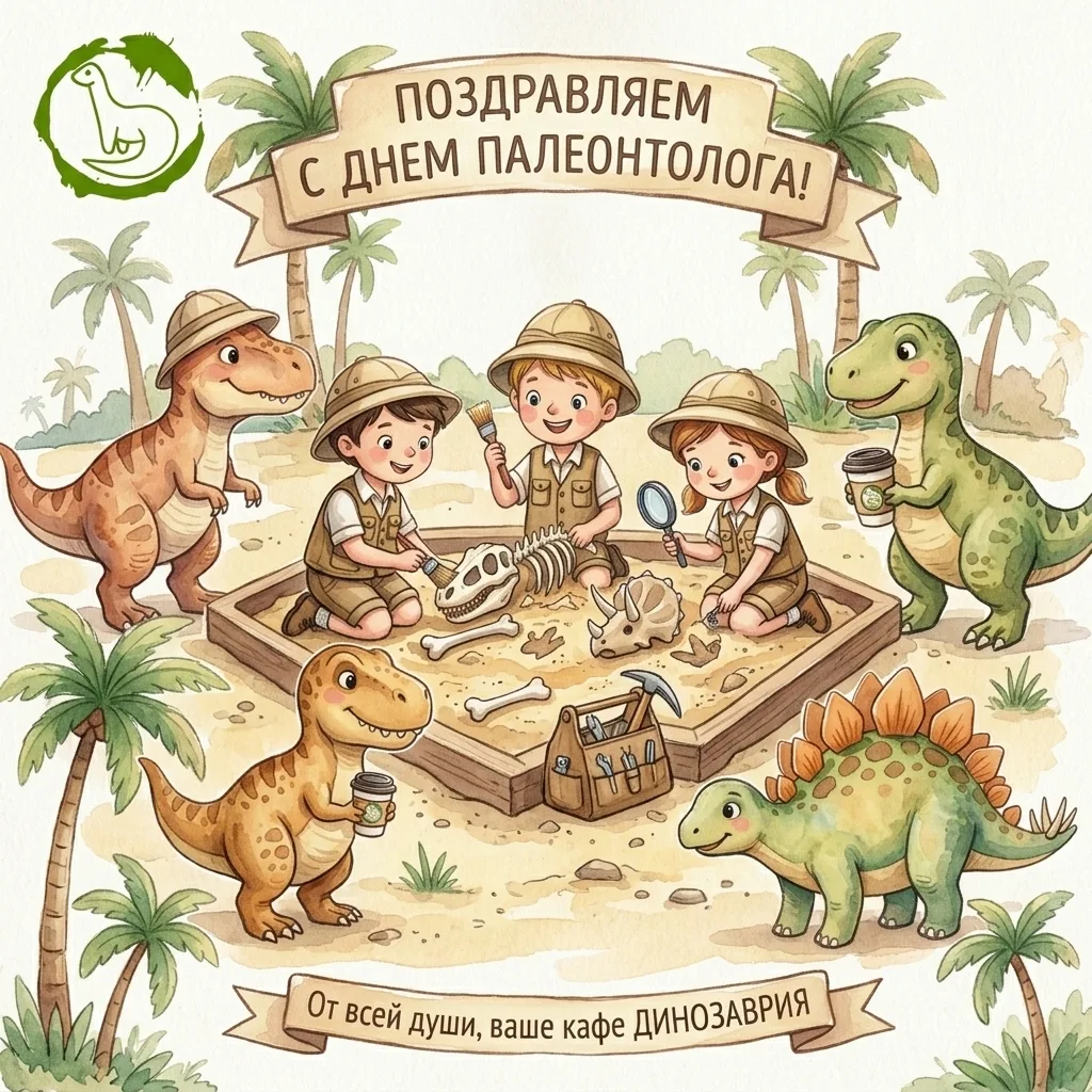 Сегодня День палеонтолога!🦕