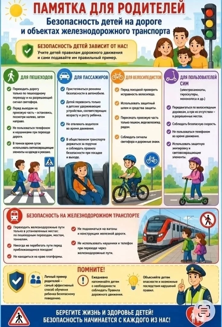 Памятка для родителей
